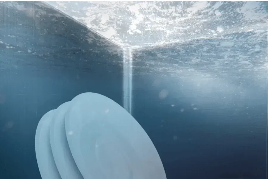 Underwater view of water